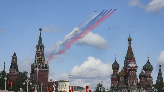 Foto de Día de la Victoria en Moscú