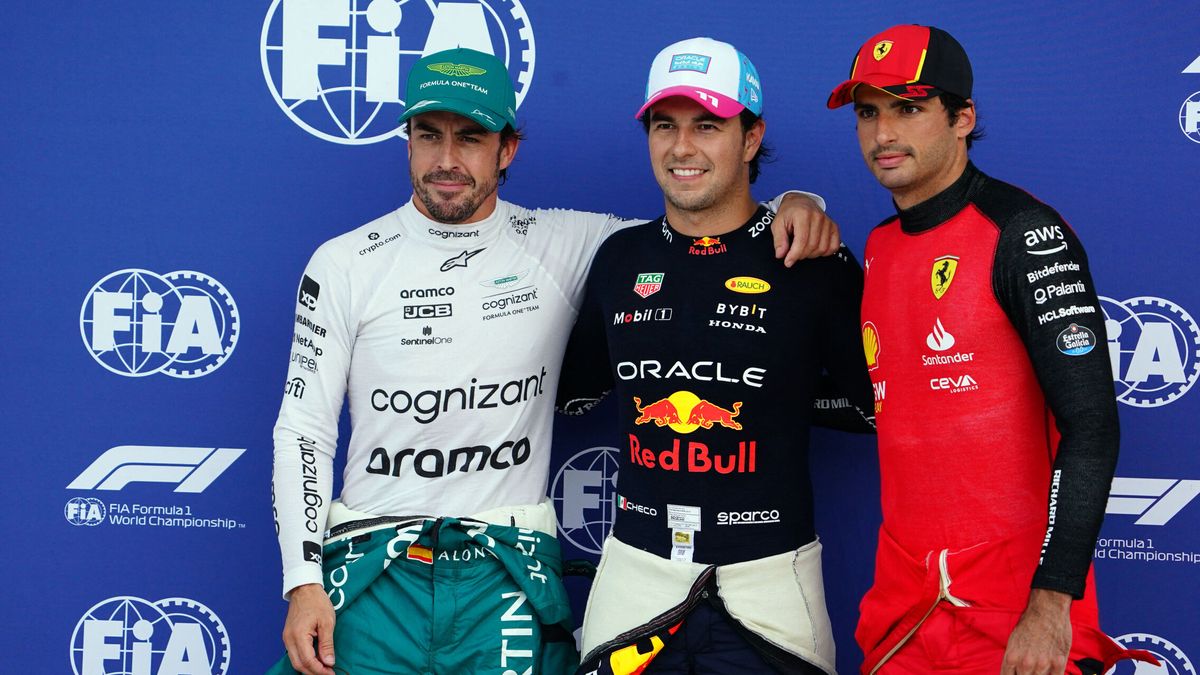 La pulla de Checo Pérez a Fernando Alonso y Carlos Sainz que sorprende a las redes