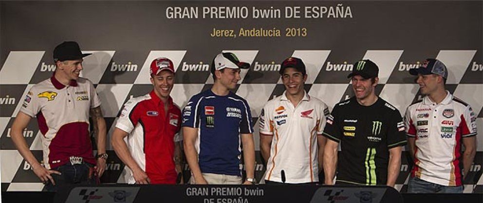 Foto: Lorenzo, Márquez, Pedrosa y Rossi, póquer de ases para el podio en Jerez