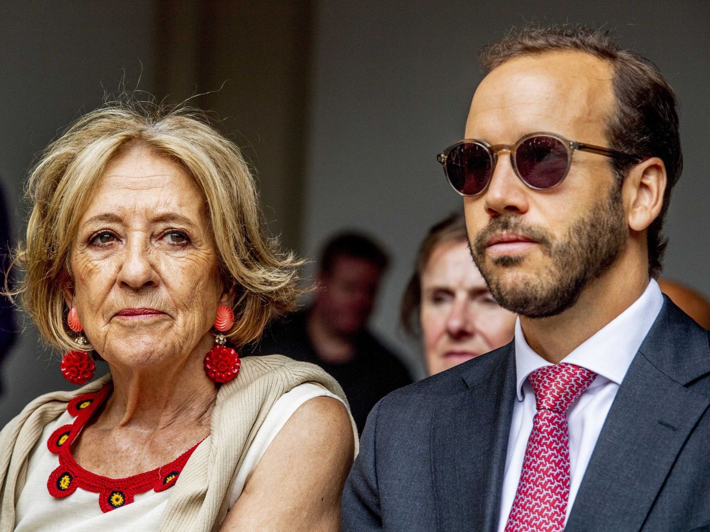 Carmen Cerruti y su hijo, Juan Zorreguieta, celebrando el Día del Príncipe en Holanda, en 2018. (EFE)