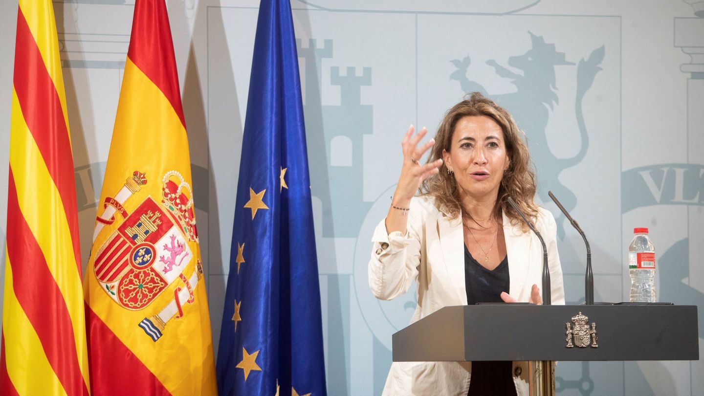 La ministra de Transportes, Movilidad y Agenda Urbana, Raquel Sánchez. (EFE)