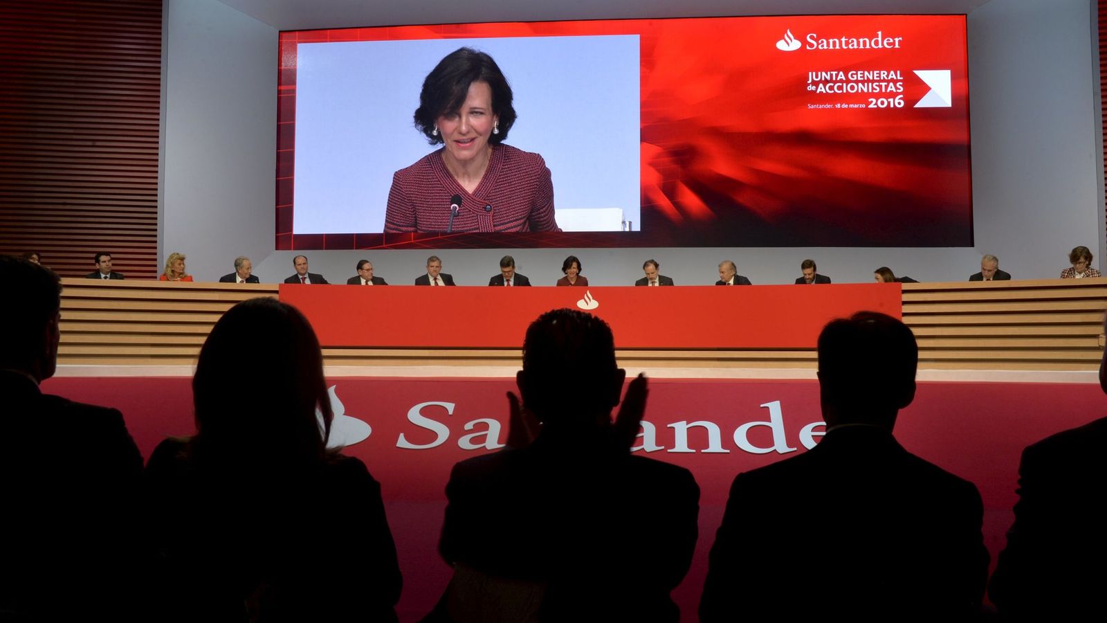 Foto: Ana Botin, en la presentación de las cuentas del Santander. (Reuters)