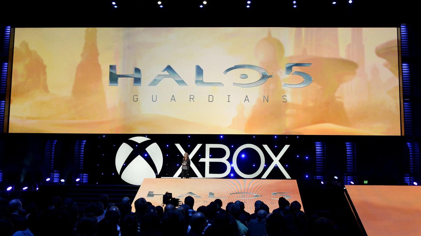 El anuncio de 'Halo 5' durante una conferencia de Xbox durante el E3 de 2014. (Reuters/Kevork Djansezian)