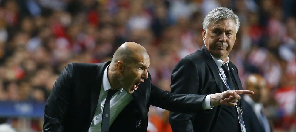 Carlo Ancelotti no quiere que nadie ocupe el lugar que dejará libre Zidane