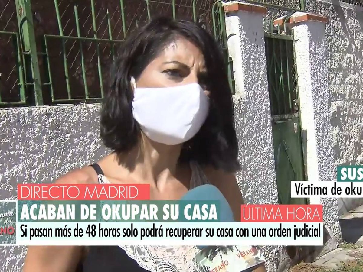 Foto: Susana Ramos, periodista de T5, víctima de okupación. (Mediaset)