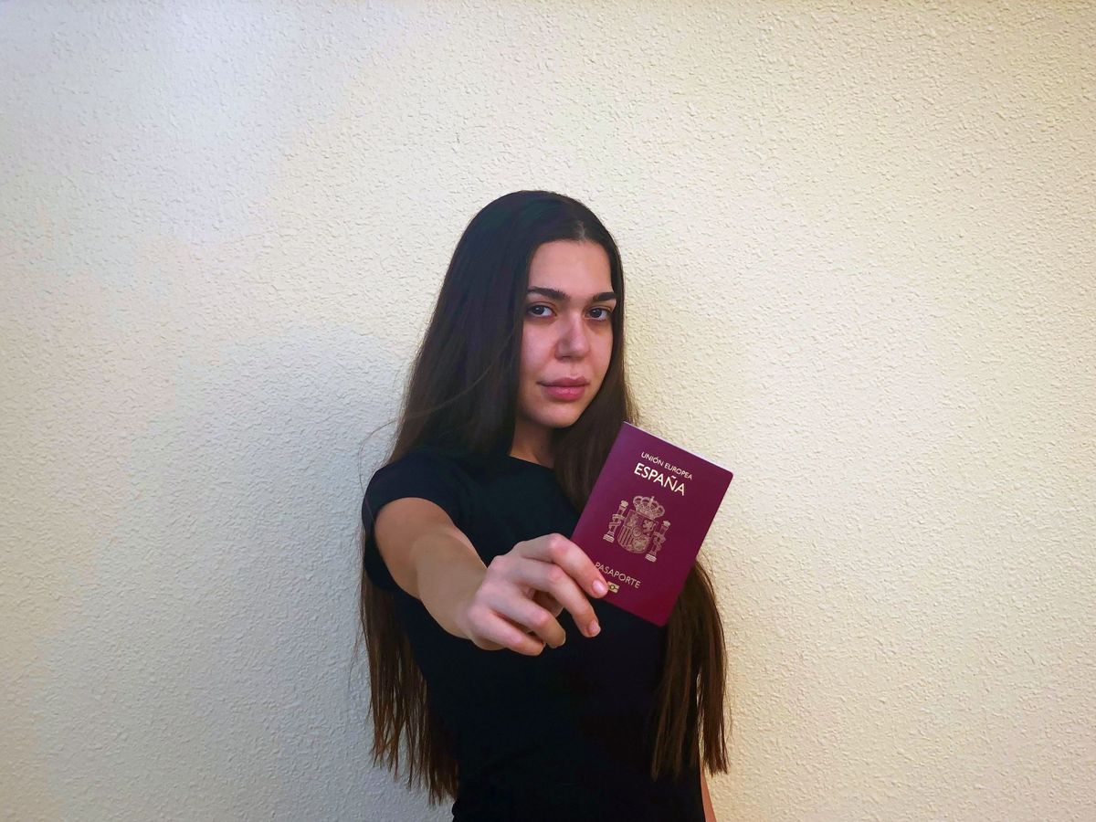 Foto: Heba Iskandarani, una refugiada palestina que consiguió ser española por su antepasado sefardí. (Facilitada por Iskandarani a EFE)