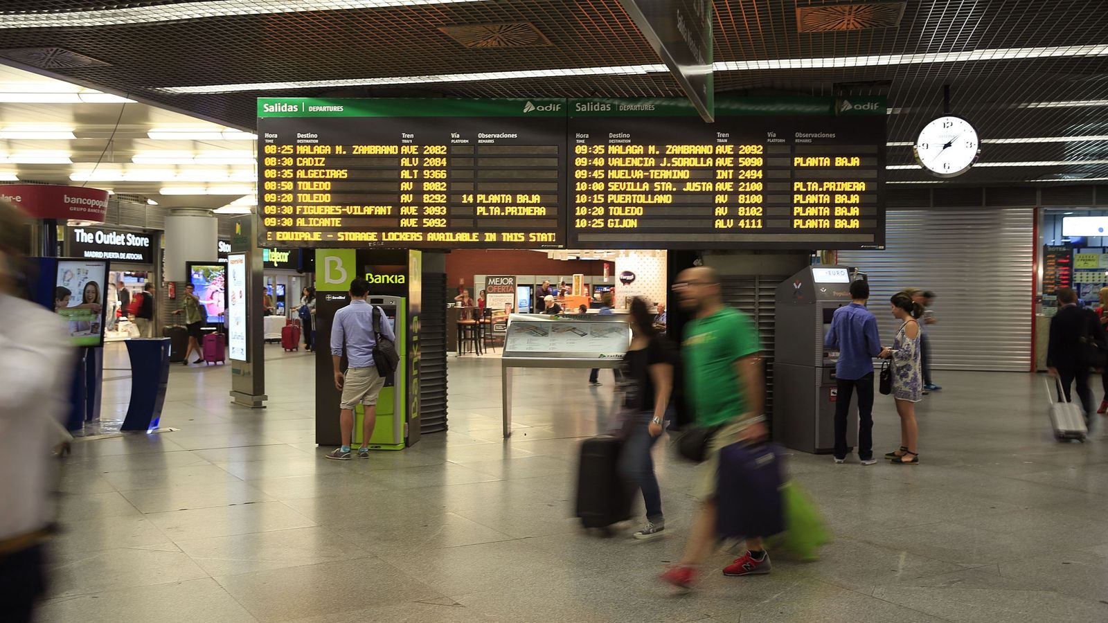 Foto: En la imagen, estación de Atocha, en Madrid. (EFE)