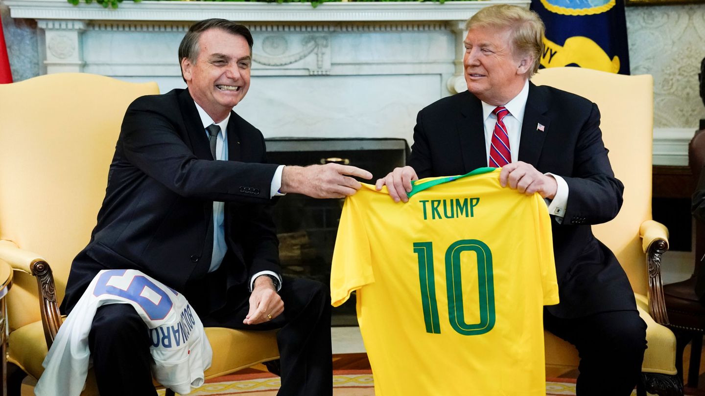 Bolsonaro y Donald Trump en la Casa Blanca. (Reuters)