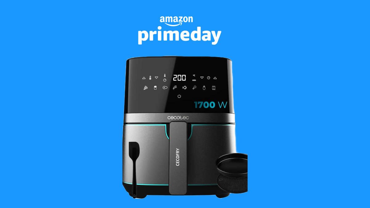 ¡Ahorra con esta oferta de Amazon Prime Day en la freidora sin aceite Cecotec Cecofry de 5,5 L!