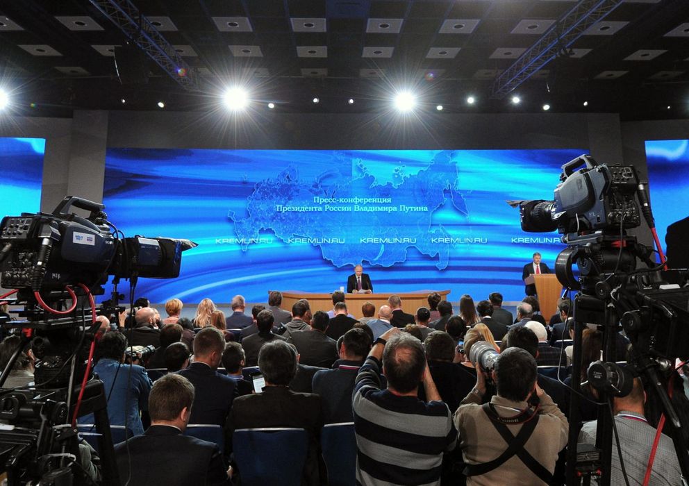 Foto: Rueda de prensa anual del presidente ruso Vladimir Putin