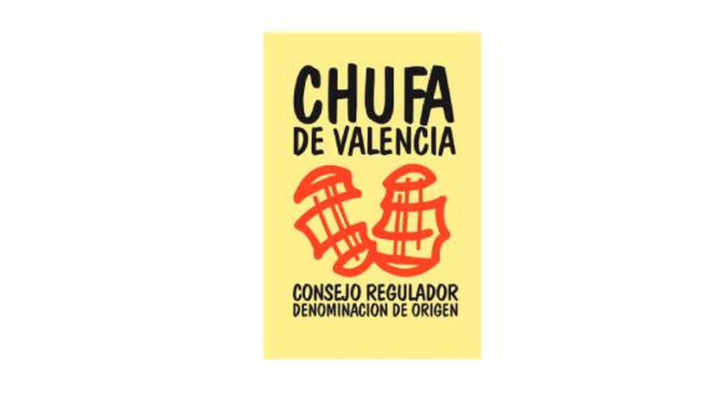 Sello de la denominación de origen de la chufa valenciana.