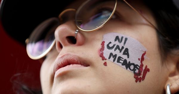 Foto: Movilización contra las muertes por violencia de género. (EFE)