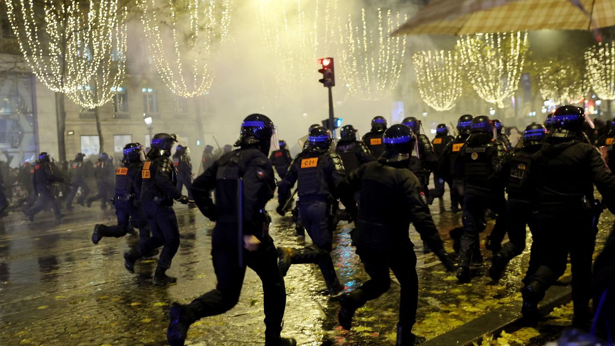 Incidentes y más de 220 detenidos en Francia tras la final del Mundial de Qatar 