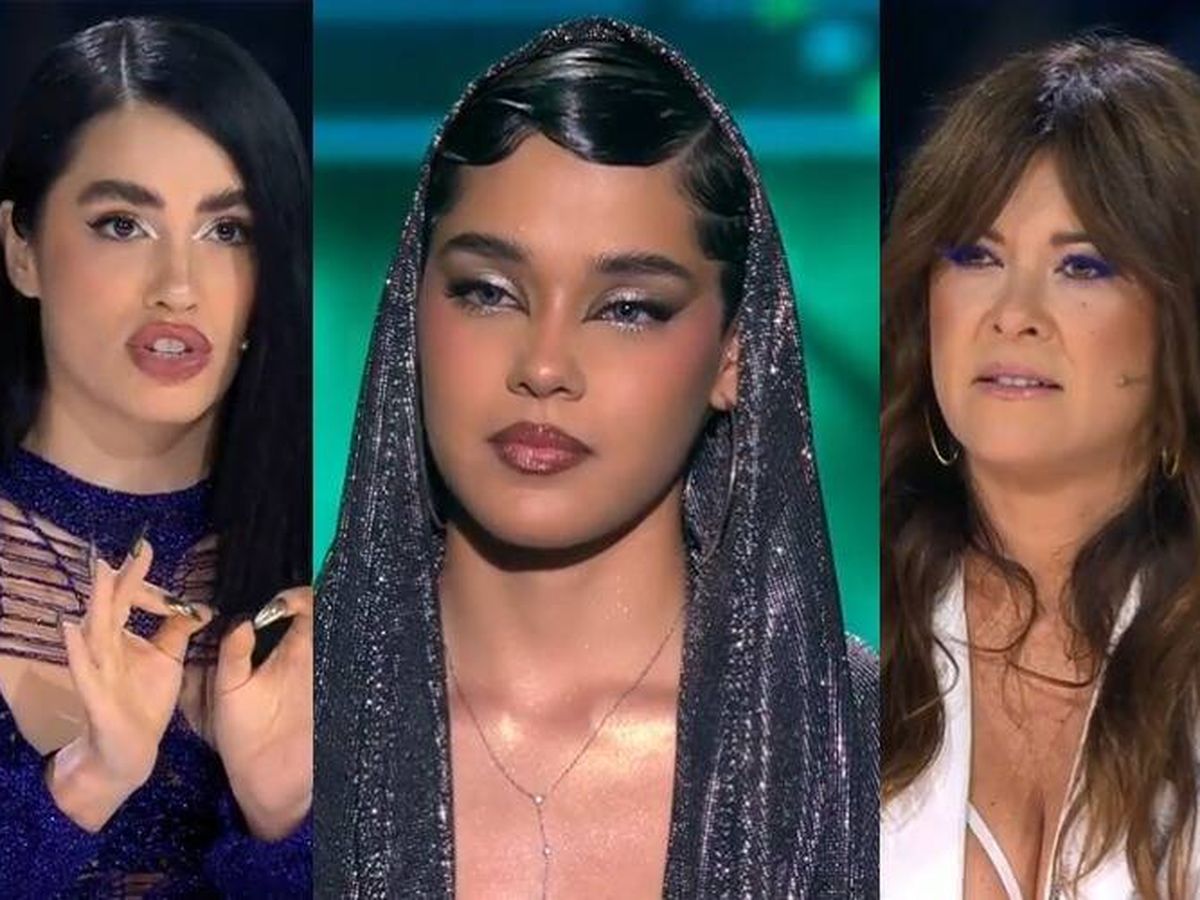 Foto: Aye Alfonso junto a Vanesa Martín y Lali Esposito en 'Factor X'. (Mediaset)