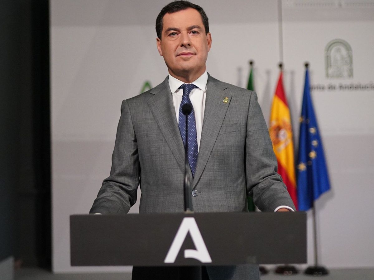 Foto: El presidente de la Junta de Andalucía, Juanma Moreno. (EFE)