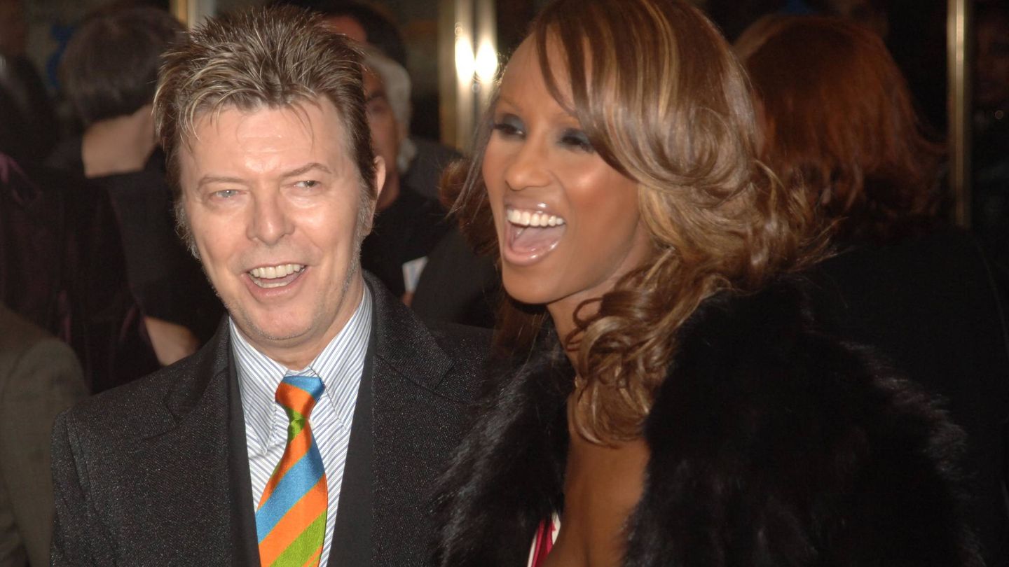  Bowie e Iman, en 2005. (Getty)