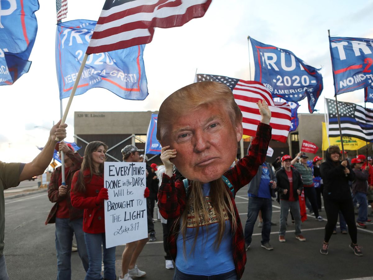 Foto: Manifestantes a favor de Trump en Arizona, EEUU. (Reuters)