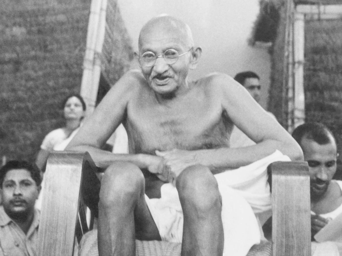 Foto: Mahatma Ghandi en Nueva Delhi en 1946. (Getty/Dinodia Photos)