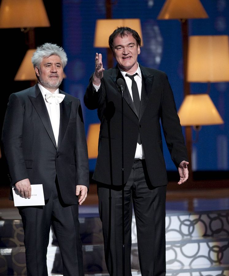 Foto: Pedro Almodóvar y Quentin Tarantino en los Oscar de 2010 (EFE)