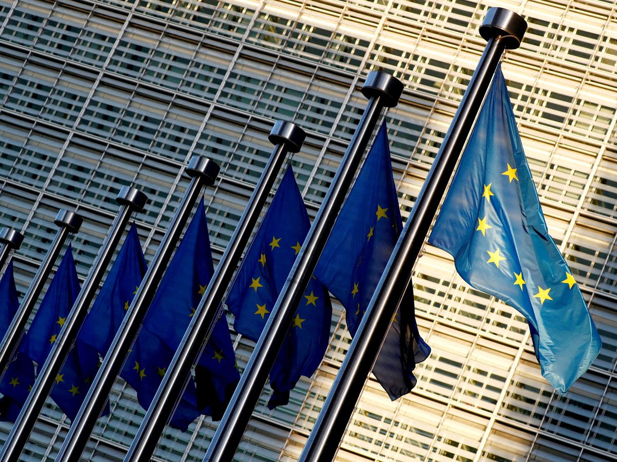 Foto: Banderas de la Unión Europea. (Reuters/Francois Lenoir)