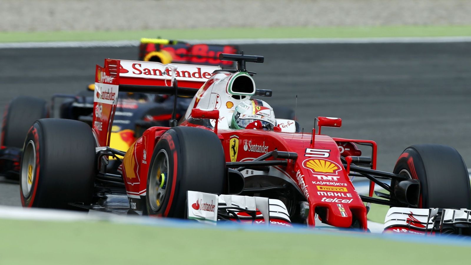 Foto: Sebastian Vettel en el pasado GP de Alemania.