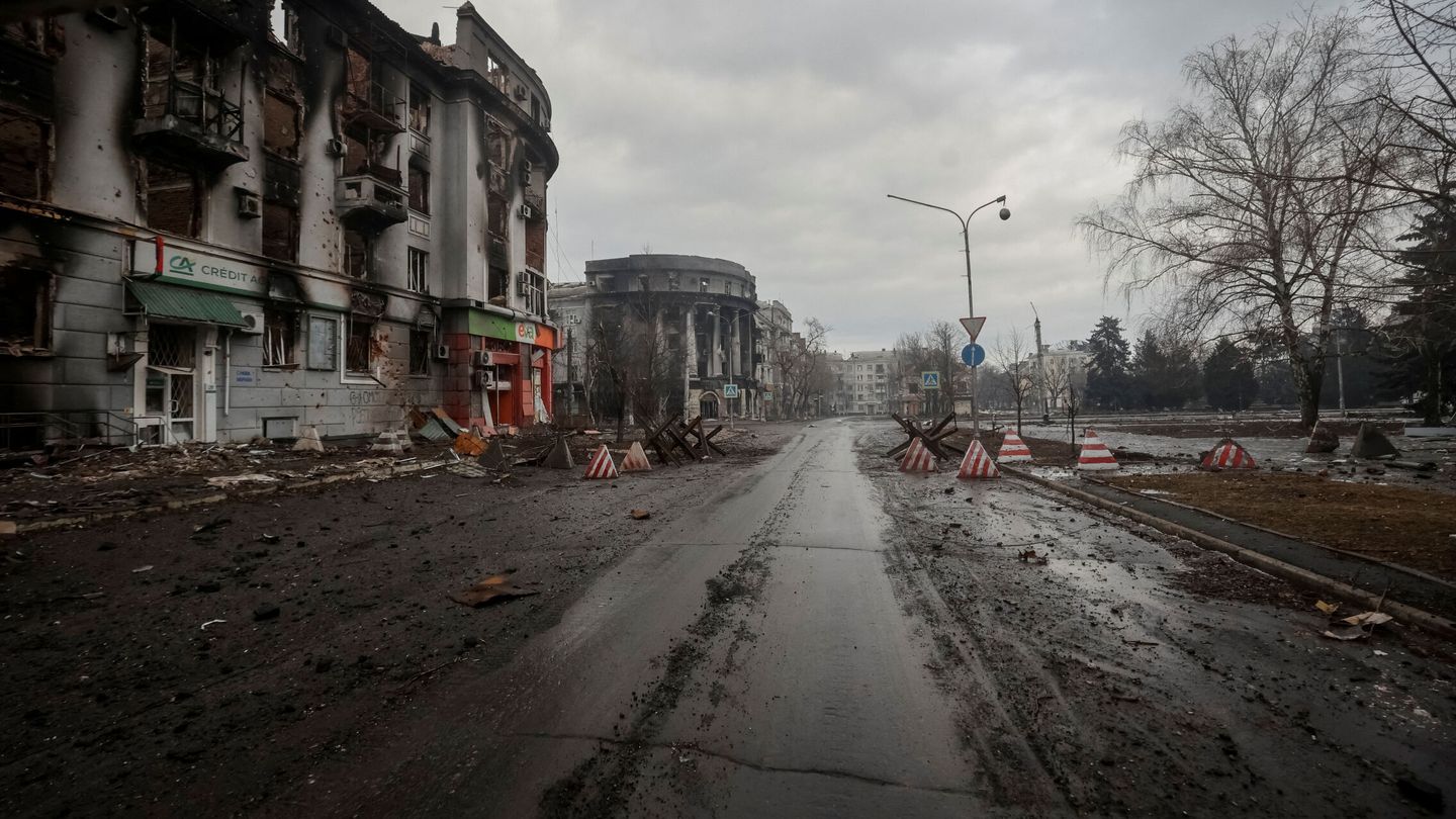 Frente de Bajmut. (Reuters/Serhii Nuzhnenko)