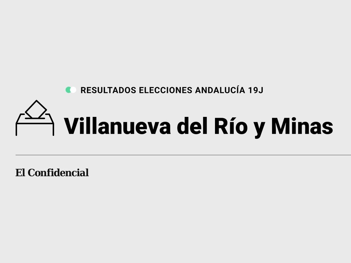 Foto: Resultados en Villanueva del Río y Minas, Sevilla, de las elecciones de Andalucía 2022 este 19-J (C.C./Diseño EC)
