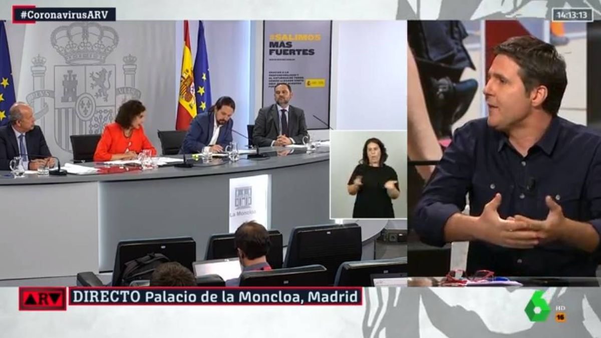 La contundente réplica de Jesús Cintora a Vicente Vallés en La Sexta sobre Podemos y las cloacas del Estado