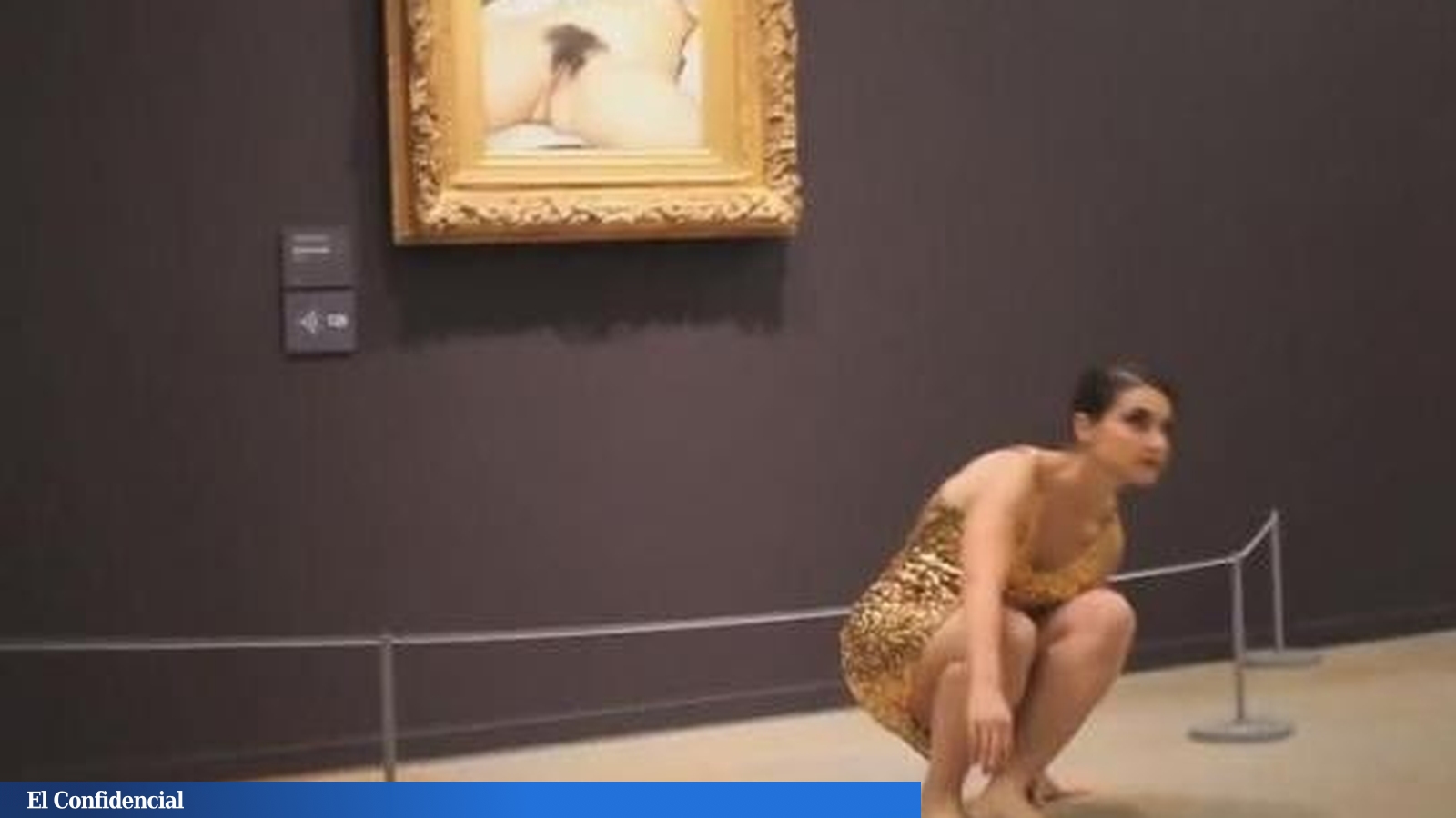 Detenida por exhibicionismo una artista que se desnudó en el Museo de Orsay