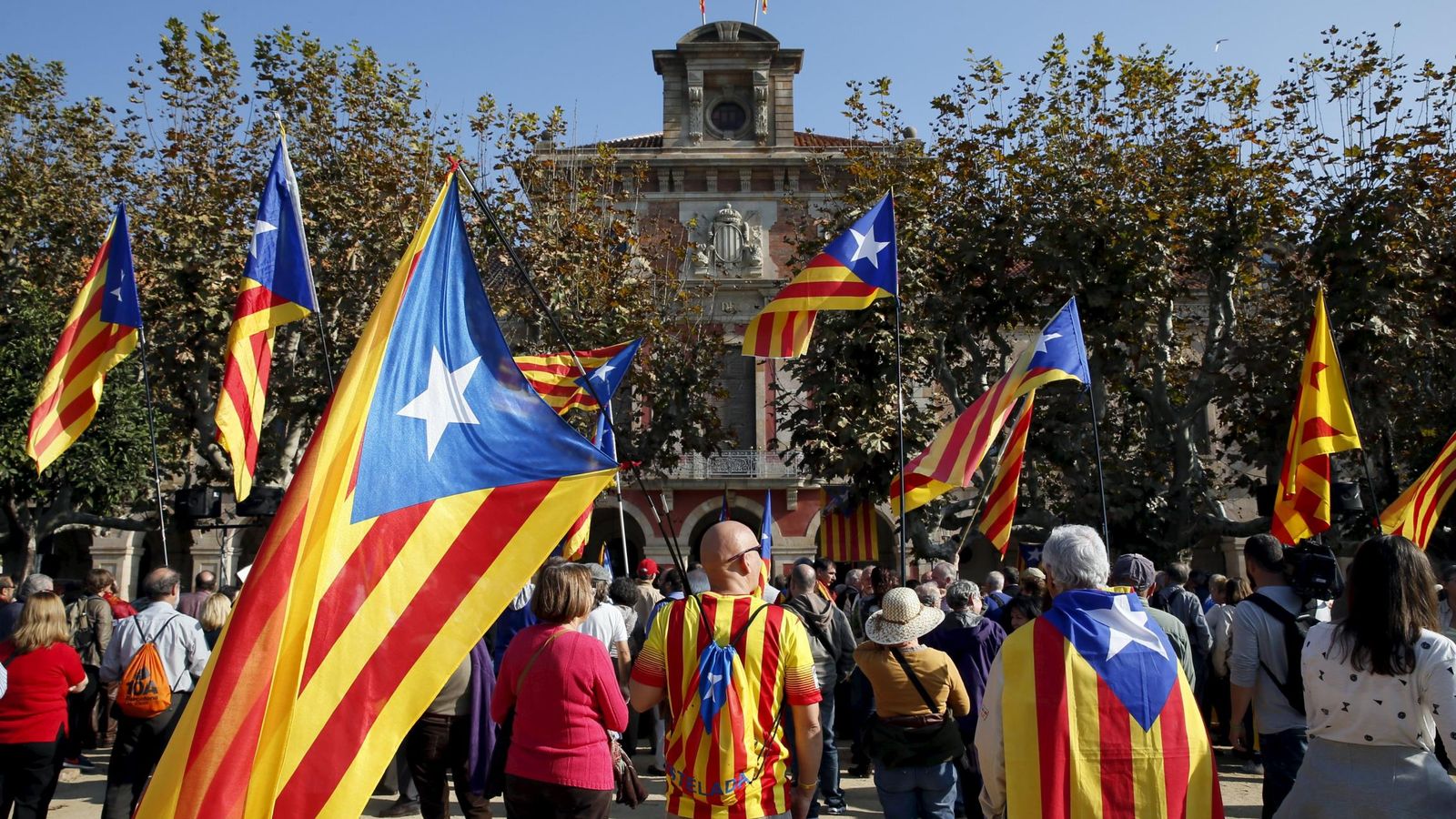 Foto: Catalanes a favor de la independencia. (Reuters)