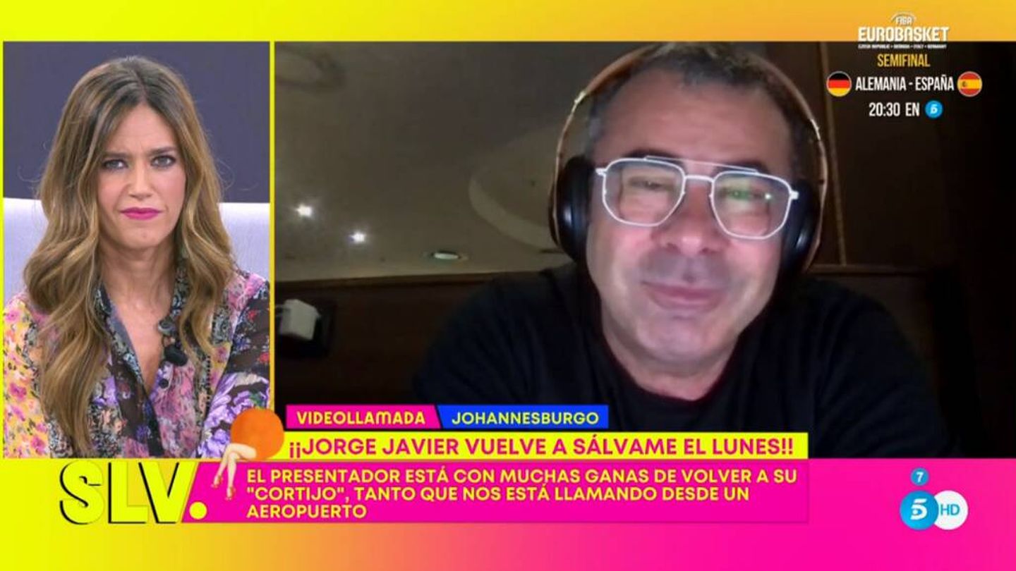 Los presentadores Nuria Marín y Jorge Javier Vázquez. (Mediaset)