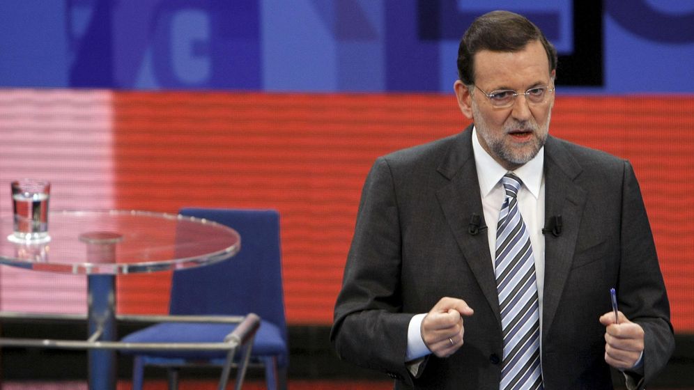 Foto: Rajoy en tengo una pregunta para usted. (EFE)
