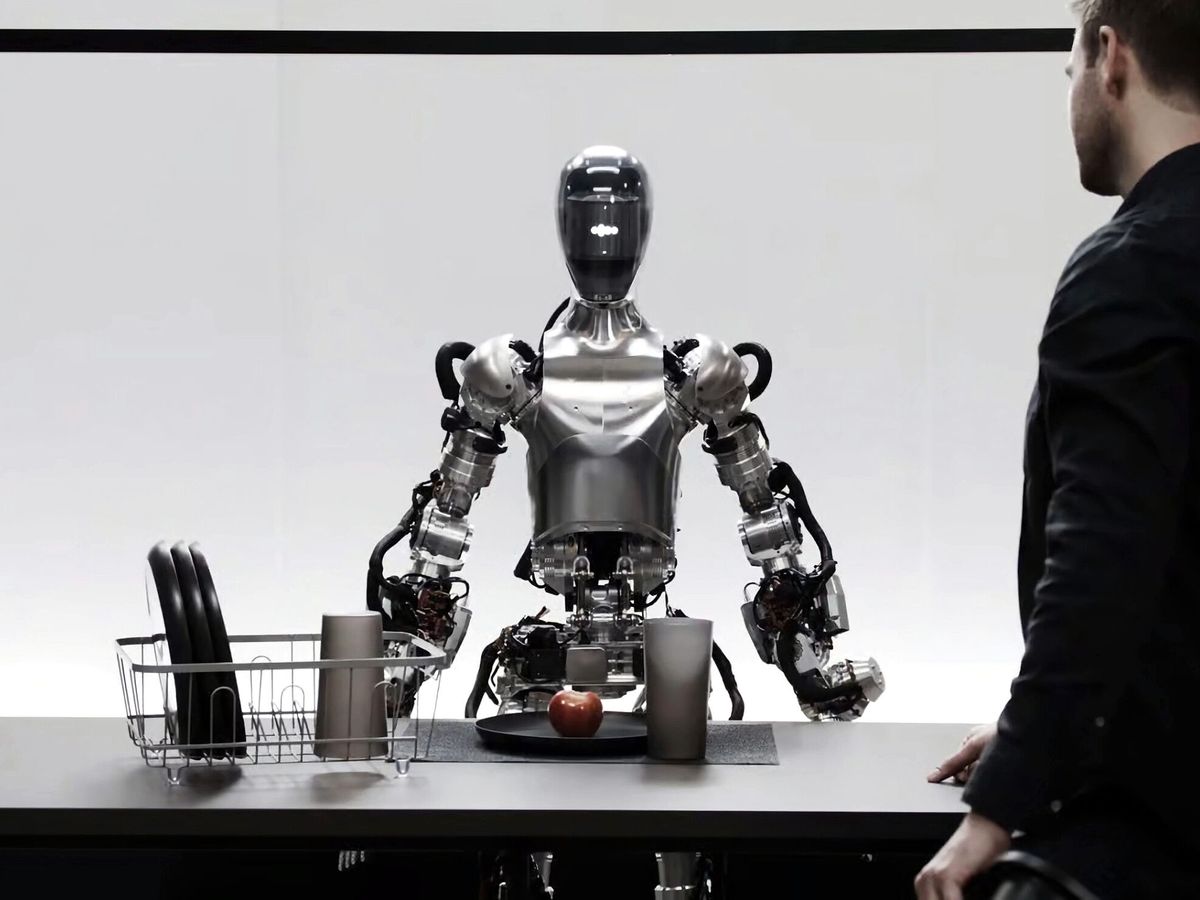 Foto: Este robot humanoide es capaz de tener conversaciones y razonar (EFE/Figure AI)