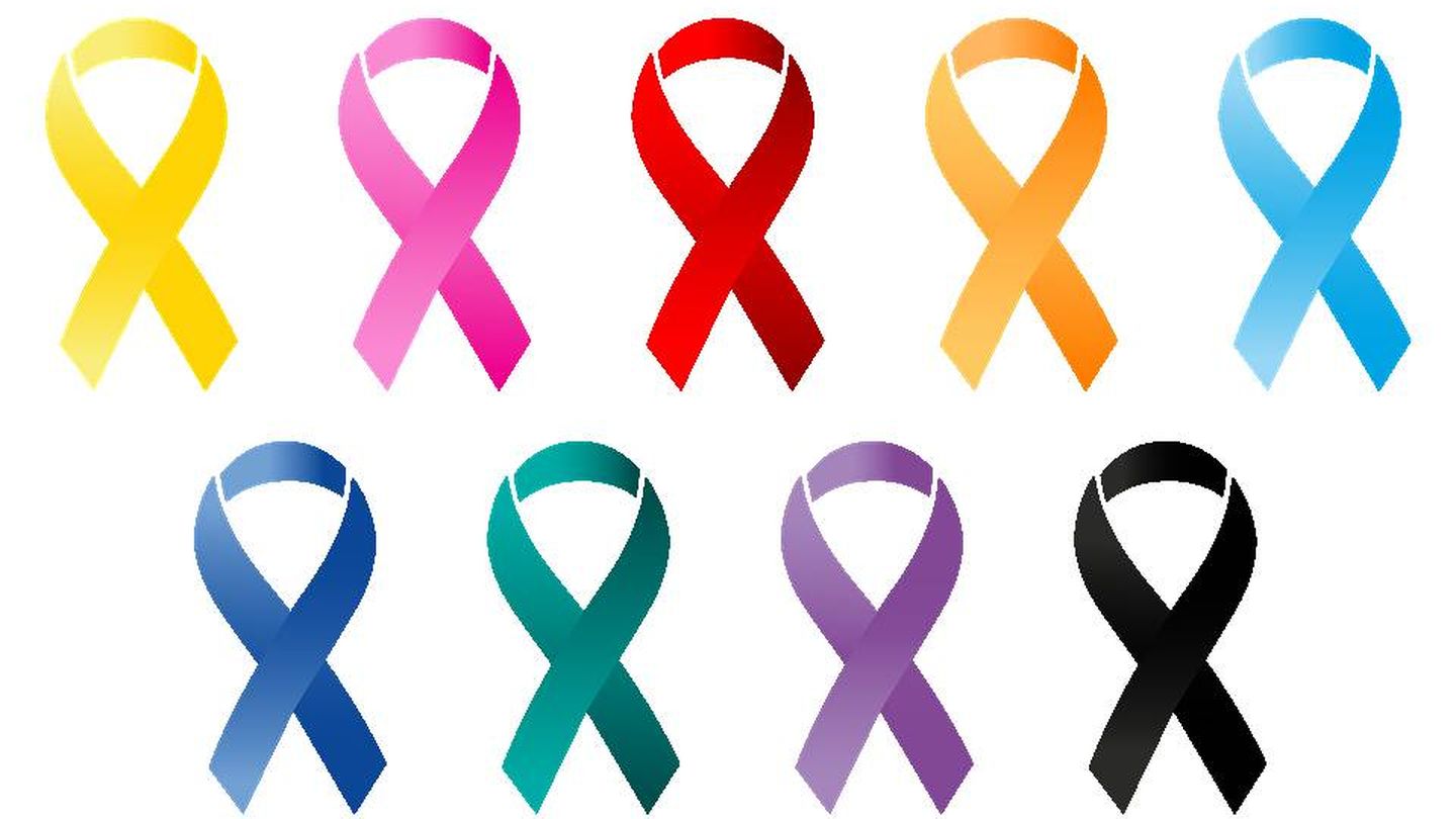 Diferentes lazos solidarios contra el cáncer (CC)