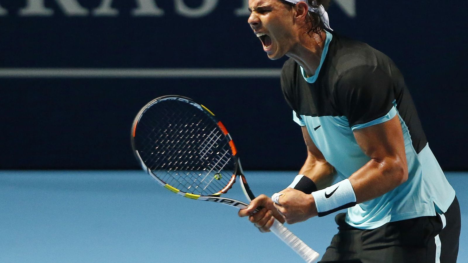 Foto: Rafa Nadal celebra su victoria ante Rosol (Reuters).
