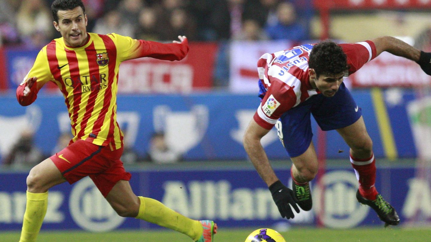 Pedro y Costa, que están teniendo suerte de cara al gol, no pudieron marcar.