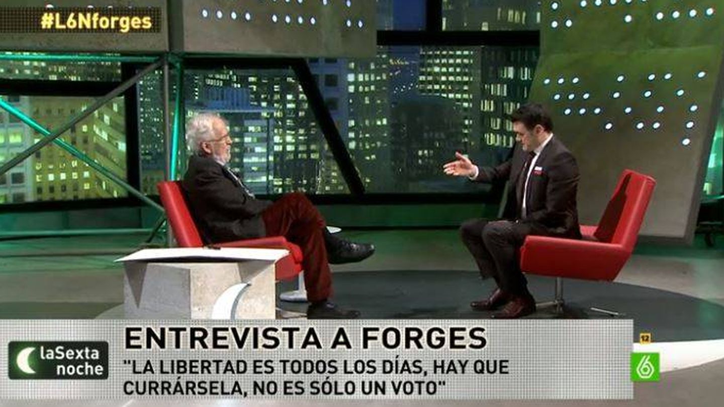 Iñaki López entrevista a Forges. 