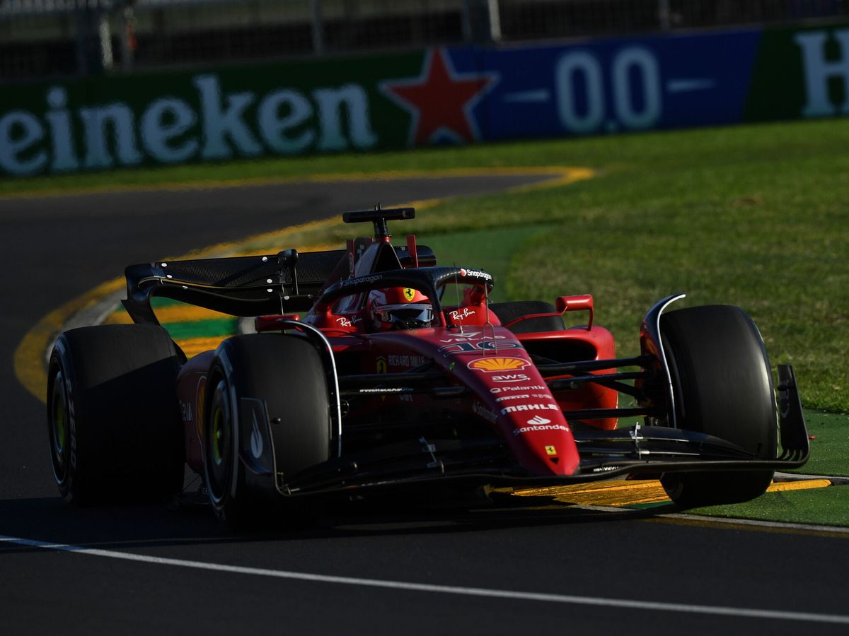 Foto: Charles Leclerc, en el Gran Premio de Australia 2022. (EFE/EPA/Joel Carrett)