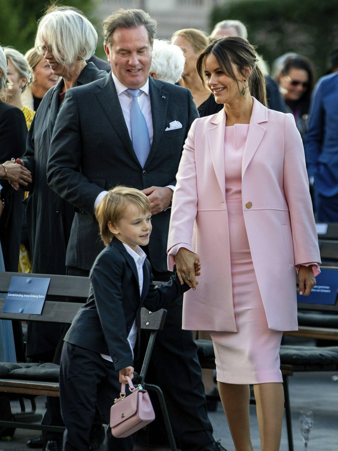 Sofía de Suecia, con su hijo. (Cordon Press)