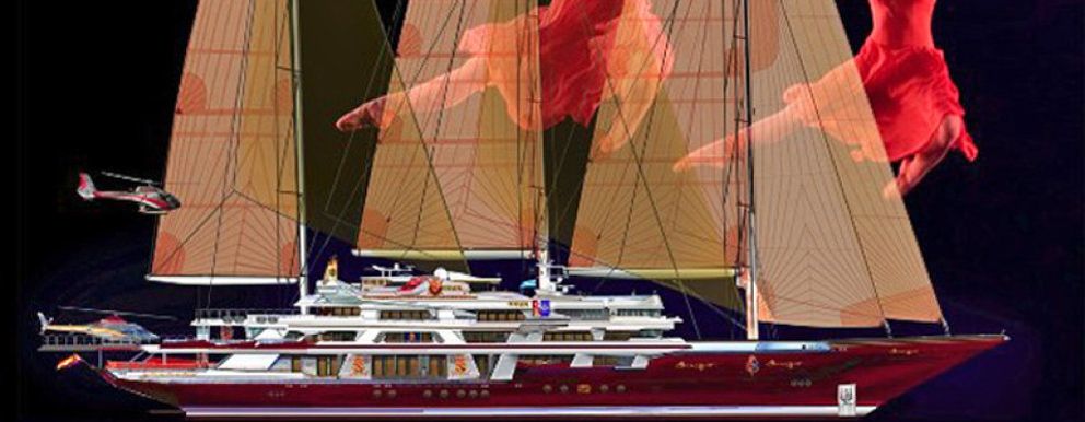 Foto: El velero más lujoso del mundo llevaría el nombre del rey Juan Carlos