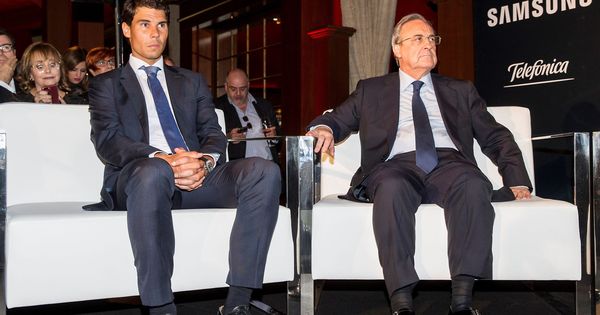 Foto: Florentino Pérez y Rafa Nadal mantienen una excelente relación (EFE/Rodrigo Jimenez)