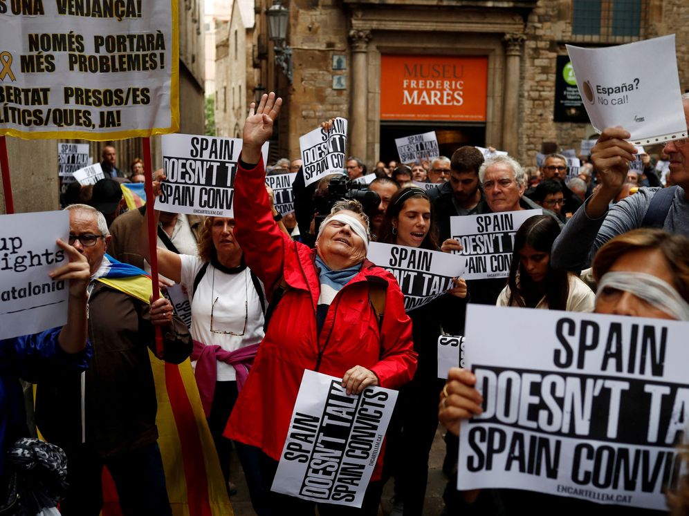 Foto: Manifestación a favor de la independencia en Barcelona. (Reuters)
