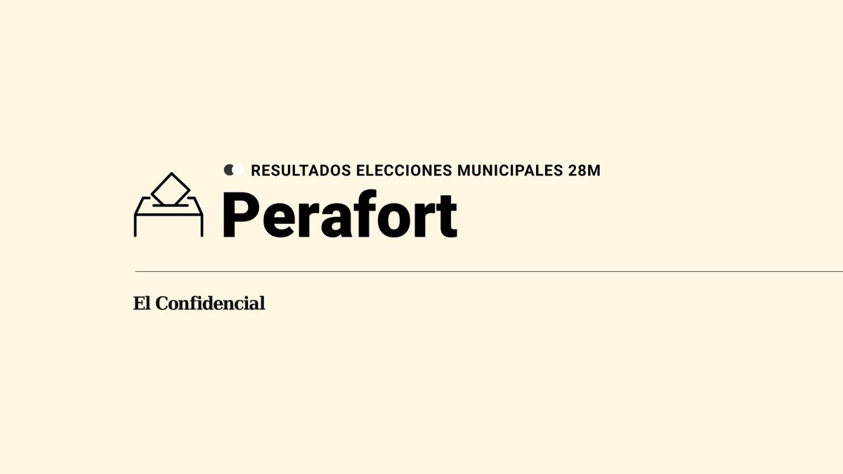 Resultados y ganador en Perafort durante las elecciones del 28-M, escrutinio en directo
