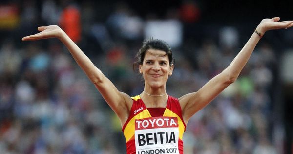Foto: Ruth Beitia saltó a la primera 1,84 y 1,88, pero no pudo con 1,92. (EFE)