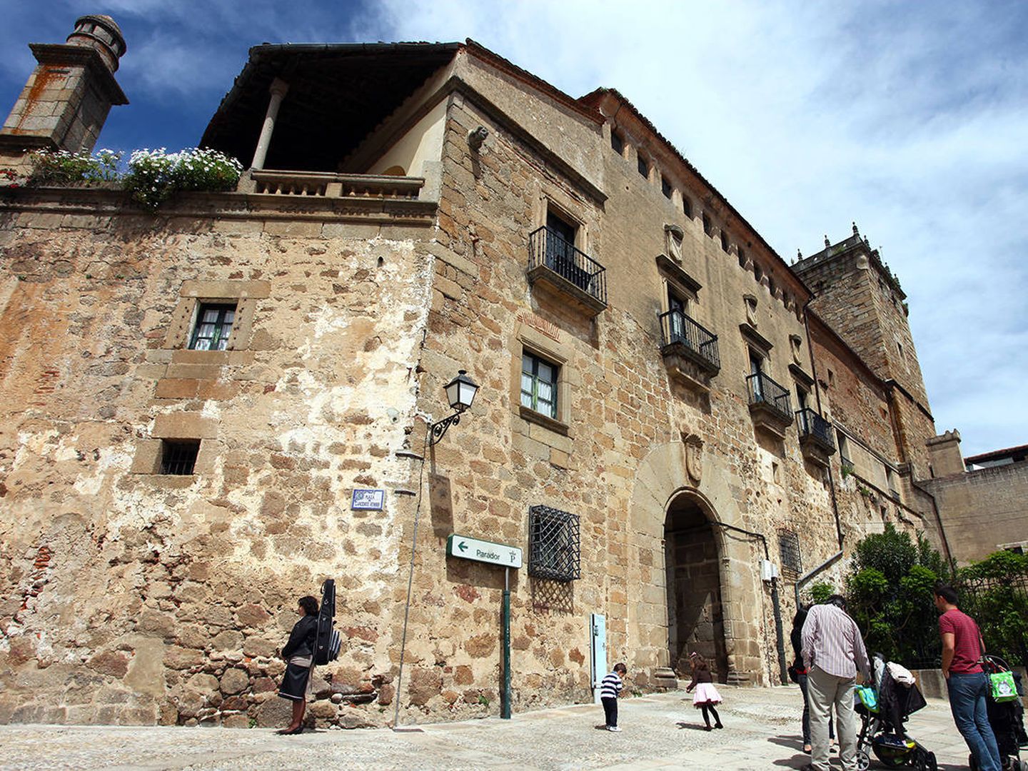 El palacio de Mirabel en Plasencia, Cáceres.