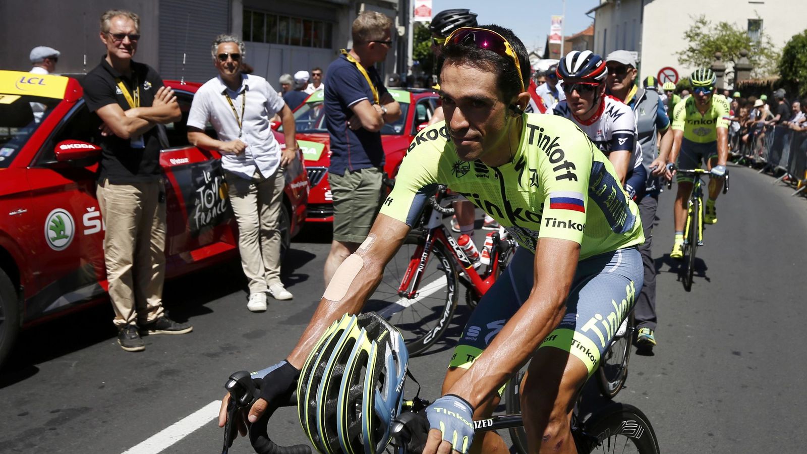 Foto: Alberto Contador dejará el Tinkoff tras cinco años (Juan Medina/Reuters).