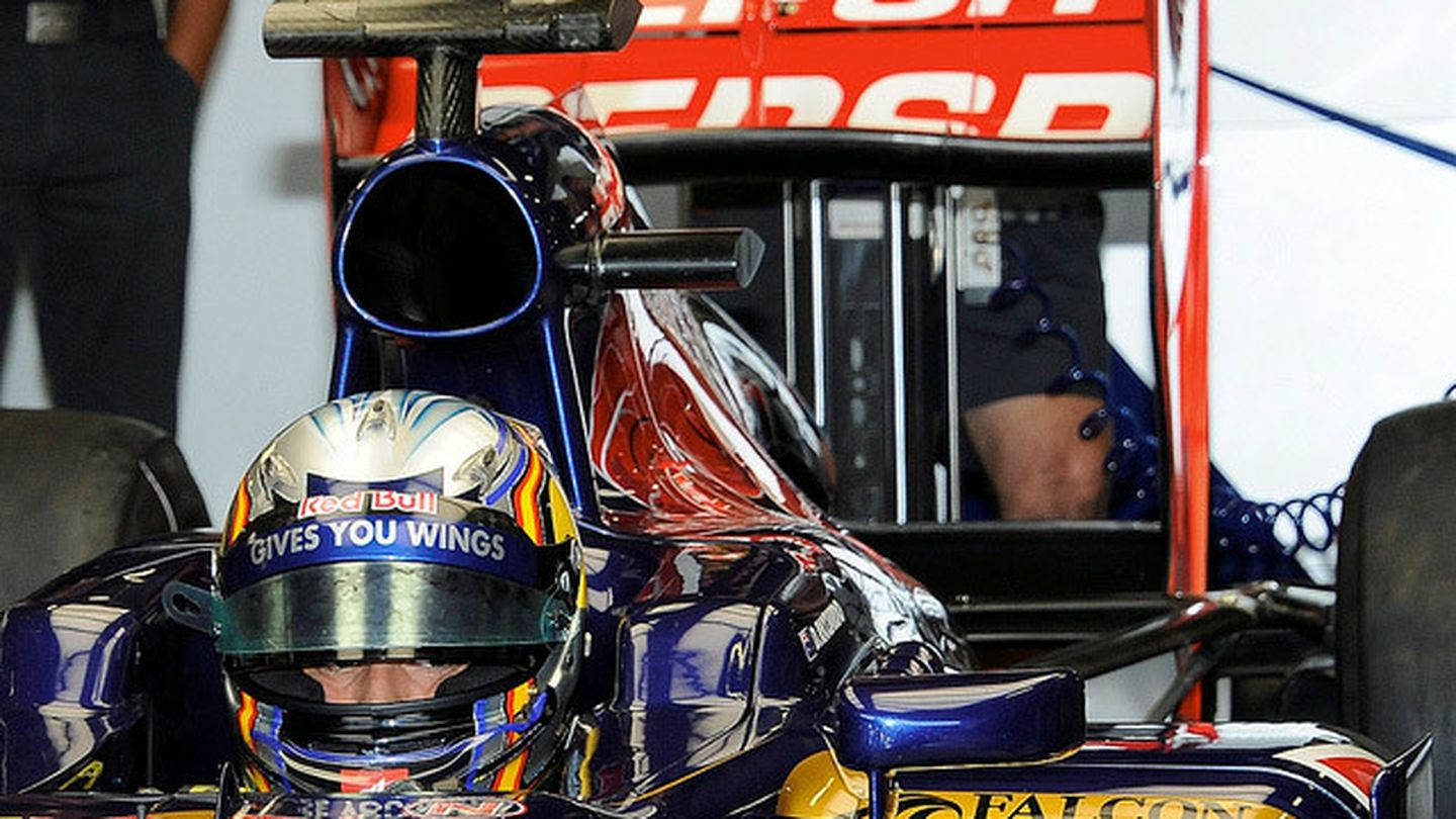 Carlos Sainz en el Toro Rosso de 2013.