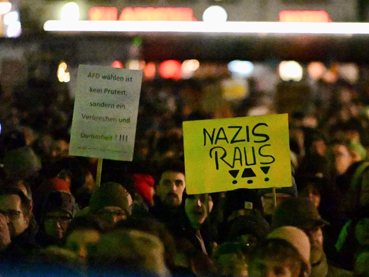 Foto: Protesta contra el partido AfD en Colonia, el 16 de enero. (Reuters/Jana Rodenbusch)