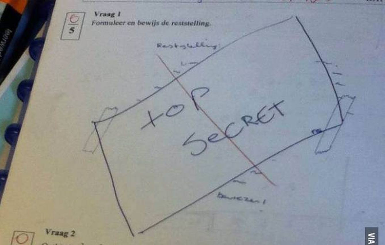 No es un secreto que no le gusta estudiar.