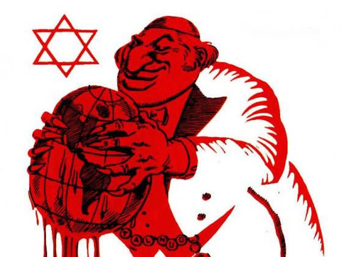 Foto: Caricatura antisemita.